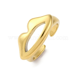 304 Stainless Steel Adjustable Open Cuff Rings&nbsp;RJEW-Q020-19G