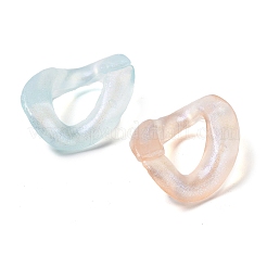 Luminous Rainbow Iridescent Plating Acrylic Linking Rings&nbsp;OACR-Z013-05