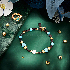 250Pcs 5 Style Brass Beads&nbsp;KK-PH0009-28