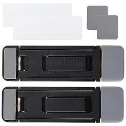 2Pcs Alloy Foldable Keyboard Riser Stand for Desk&nbsp;AJEW-WH20130-187A