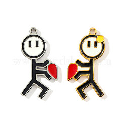 304 Stainless Steel Enamel Pendants&nbsp;STAS-OY003-26GP