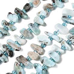 Natural Larimar Beads Strands&nbsp;G-L649-A07-01