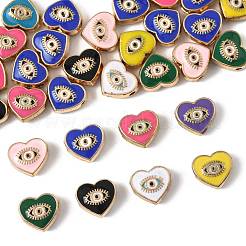 30Pcs Alloy Enamel Beads&nbsp;ENAM-FS0003-55