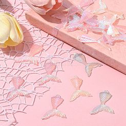 18Pcs Laser Transparent Resin Pendants&nbsp;RESI-FS0001-81
