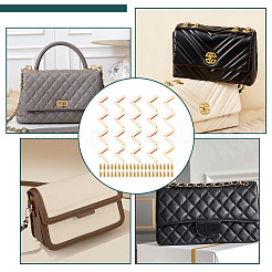 20Sets Zinc Alloy Purse Decorative Edge Buckle Hardware&nbsp;FIND-WR0006-55