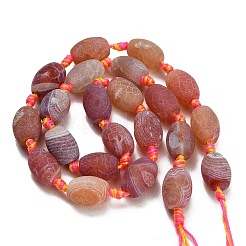 Dyed & Heated Natural Weathered Agate Beads Strands&nbsp;GG-CBAB9C6-E01-02