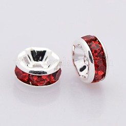 Brass Rhinestone Spacer Beads&nbsp;RB-A014-Z5mm-21S-NF