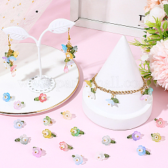 160Pcs 8 Colors Transparent Acrylic Pendants&nbsp;FIND-SC0021-53