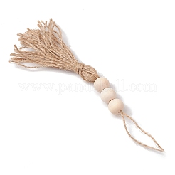 Jute Cord Tassel Pendant Decorations&nbsp;HJEW-JM02822