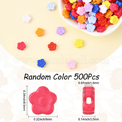 Opaque Acrylic Beads&nbsp;MACR-SP0002-06B