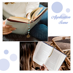 15Pcs 3 Style Alloy Bookmark&nbsp;AJEW-FH00048