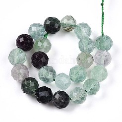 Natural Fluorite Beads Strands&nbsp;G-S345-8mm-31
