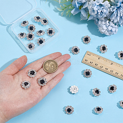 24Pcs 1-Hole Zinc Alloy Buttons&nbsp;FIND-PH0026-98B