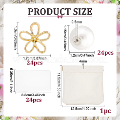 24Pcs Blank Paper Cards&nbsp;AJEW-BC0011-43
