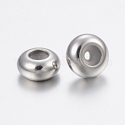 Tarnish Resistant 201 Stainless Steel Bead Spacers&nbsp;STAS-E149-06P-7mm
