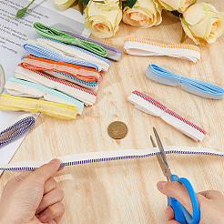 12Pcs 12 Colors Polyester Book Headbands&nbsp;OCOR-FH0001-34