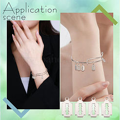 100Pcs 201 Stainless Steel Charms&nbsp;STAS-DC0011-83