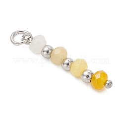 Dyed Natural Malaysia Jade Pendants&nbsp;PALLOY-JF05200-01