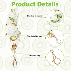 DIY Cloth Wristband Keychain Making Kits&nbsp;DIY-CN0003-22B