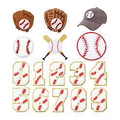 Sport Theme Polyester Iron on/Sew on Patches&nbsp;DIY-PH0032-09