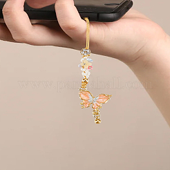 1Pc Zinc Alloy Rhinestone Bead Mobile Straps&nbsp;HJEW-LP0001-82