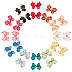 48Pcs 12 Colors Resin Pendants&nbsp;FIND-AR0001-11