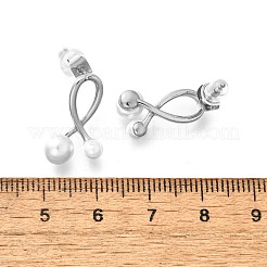 304 Stainless Steel Stud Earrings&nbsp;EJEW-C133-01P