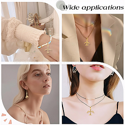 10Pcs 5 Styles Brass Micro Pave Cubic Zirconia Pendants&nbsp;KK-BBC0019-87