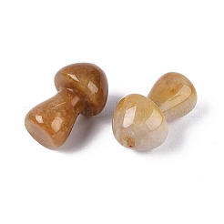 Natural Topaz Jade Mushroom Display Decorations&nbsp;G-Q602-03P