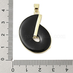 Disc Rack Plating Brass Micro Pave Cubic Zirconia Pendants&nbsp;KK-Z074-17G