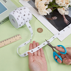 20 Yardcs Cotton Ribbon with Stainless Steel Eyelets&nbsp;OCOR-BC0009-65B-02