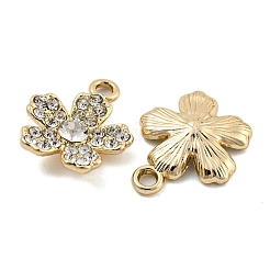 UV Plating Alloy Crystal Rhinestone Pendants&nbsp;ALRI-C009-02G