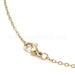 3Pcs 3 Colors Polymer Clay Flower & Glass Seed Beaded Pendant 304 Stainless Steel Cable Chain Necklaces&nbsp;NJEW-MZ00132