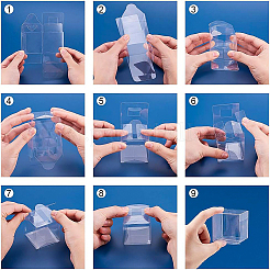 Transparent Plastic PET Boxes Gift Packaging&nbsp;CON-BC0007-92C