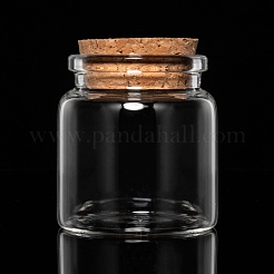Glass Jar Glass Bottle for Bead Containers&nbsp;X-CON-E008-58x47mm