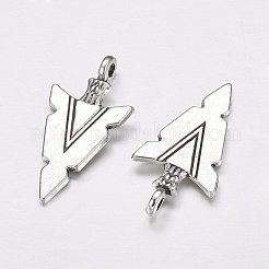 Tibetan Style Alloy Triangle Pendants&nbsp;X-TIBEP-2279-AS-LF