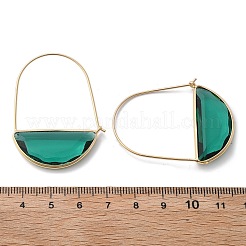 Brass Hoop Earrings&nbsp;X-EJEW-T007-04G-01-NF