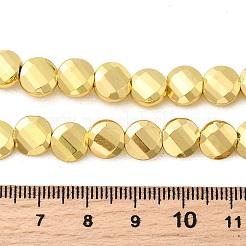 Electroplate Glass Beads Strands&nbsp;EGLA-F166-15