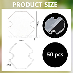 50Pcs Acrylic Sheets&nbsp;DIY-BC0013-76A