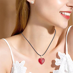Valentine's Day DIY Pendant Necklaces Making Kits&nbsp;DIY-BBC0002-15A