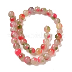 Natural Dyed White Jade Beads Strands&nbsp;G-M402-C04-13