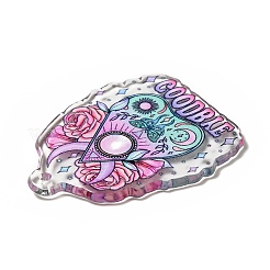 Halloween Printed Acrylic Pendants&nbsp;MACR-G059-04G
