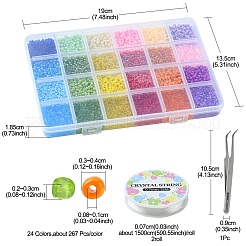 DIY Stretch Bracelet Making Kit&nbsp;DIY-YW0006-41