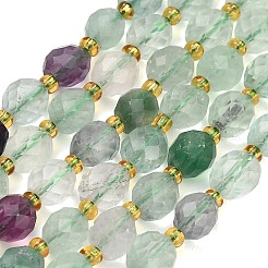 Natural Rainbow Fluorite Beads Strands&nbsp;GG-CBA4A3B-A14