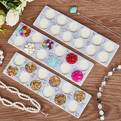 12-Hole Felt Bead Design Boards&nbsp;TOOL-WH0127-38B
