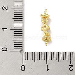 Brass Micro Pave Cubic Zirconia Peg Bails&nbsp;KK-K371-19G