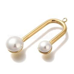 ABS Imitation Pearl Pendants&nbsp;STAS-P371-014G