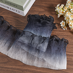 5Yards Polyester Pleated Lace Trim Ribbon&nbsp;OCOR-GF0004-84A