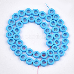 Spray Painted Non-magnetic Synthetic Hematite Beads Strands&nbsp;G-T116-20A-03