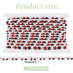 10 Yards Polyester Pom Pom Ball Tassel Ribbons&nbsp;DIY-AR0004-06
